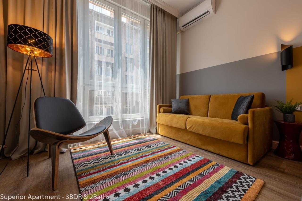 Luxury & Unique - Top Center Apt. - 3Bdr & 2 Baths ソフィア エクステリア 写真